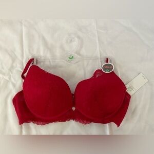 Women’s Honeydew Intimates Red Bra 36C